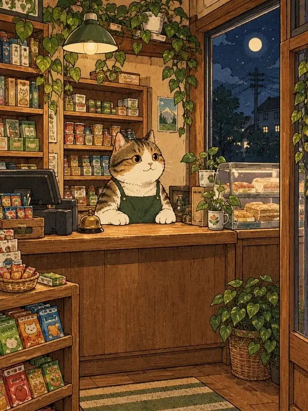 猫咪便利店漫画封面